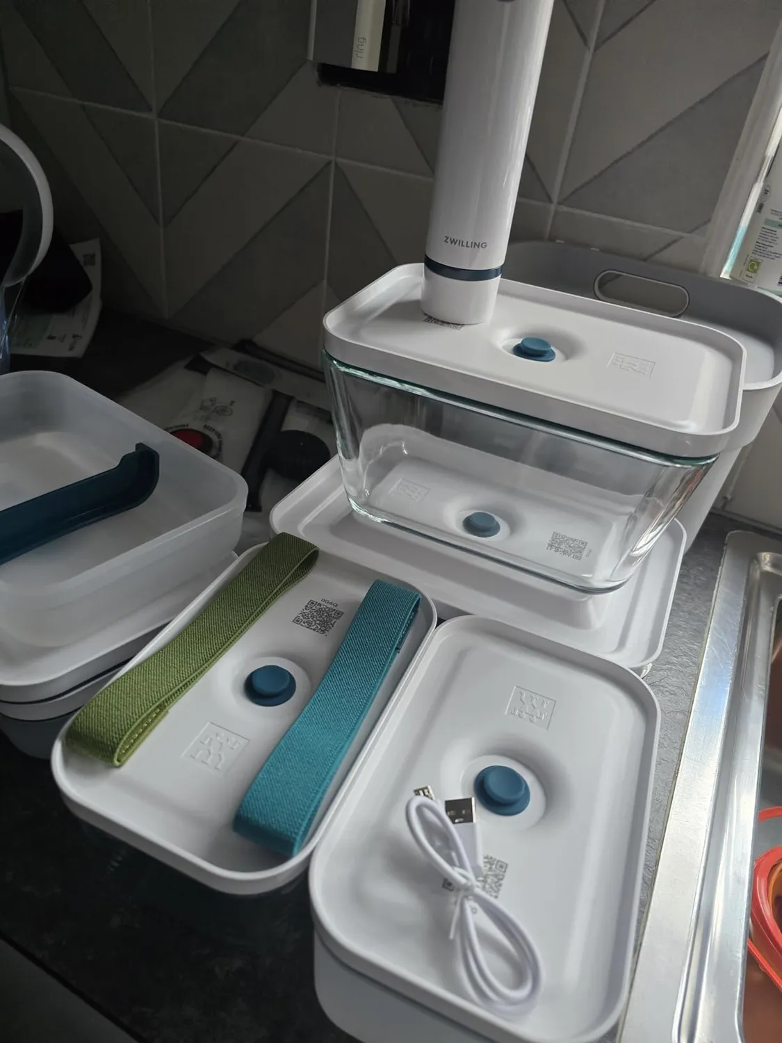 Zwilling Fresh & Save set sottovuoto 16 pezzi vetro starter