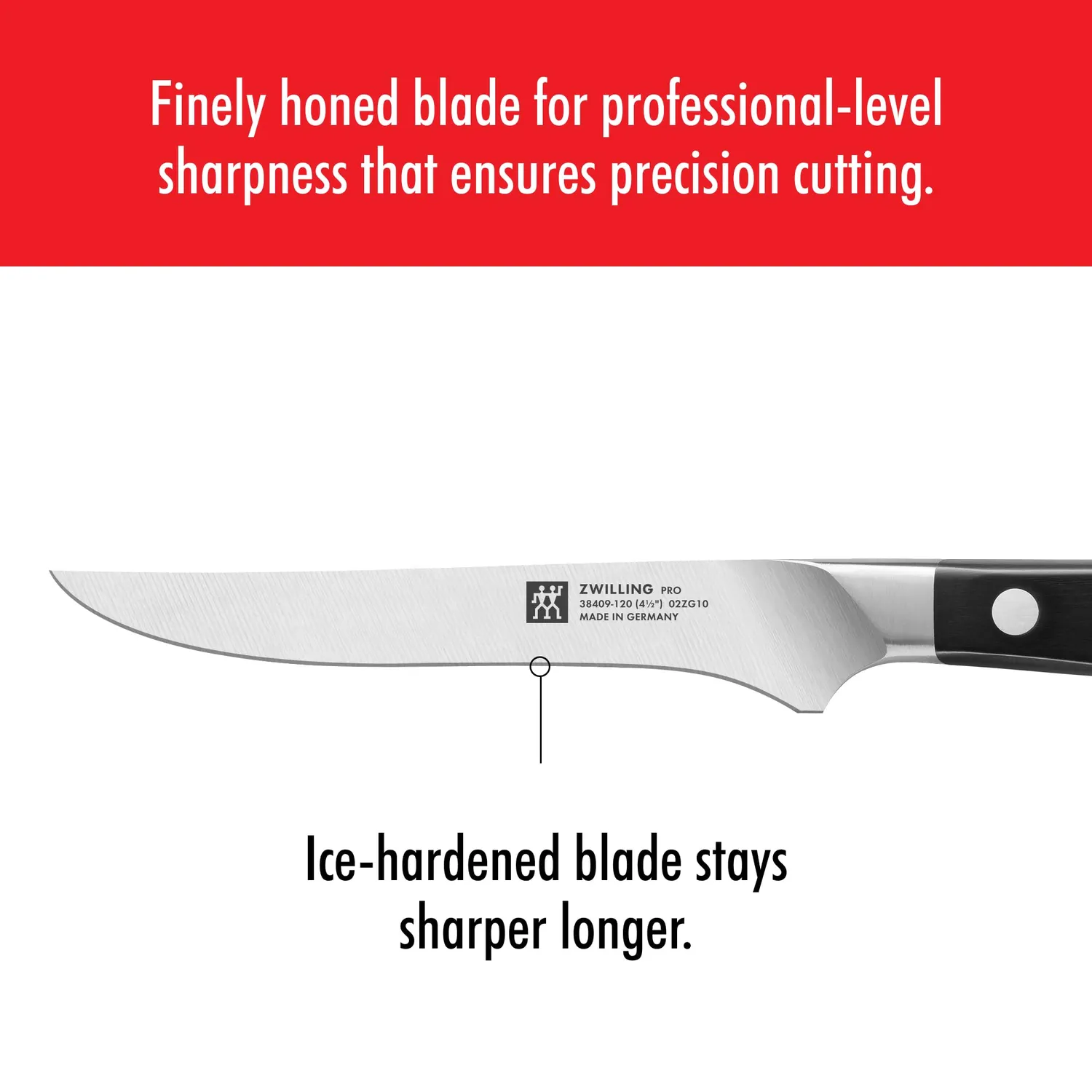 Zwilling Pro 38409-121-0 Coltello Bistecca 12 cm Inox