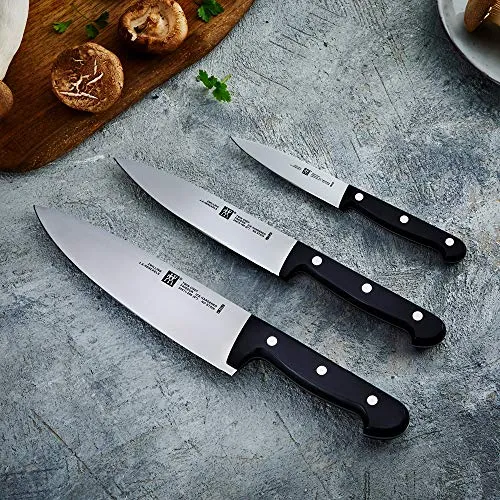 Zwilling Twin Chef Set 3 Coltelli Cucina 10-16-20 cm Acciaio