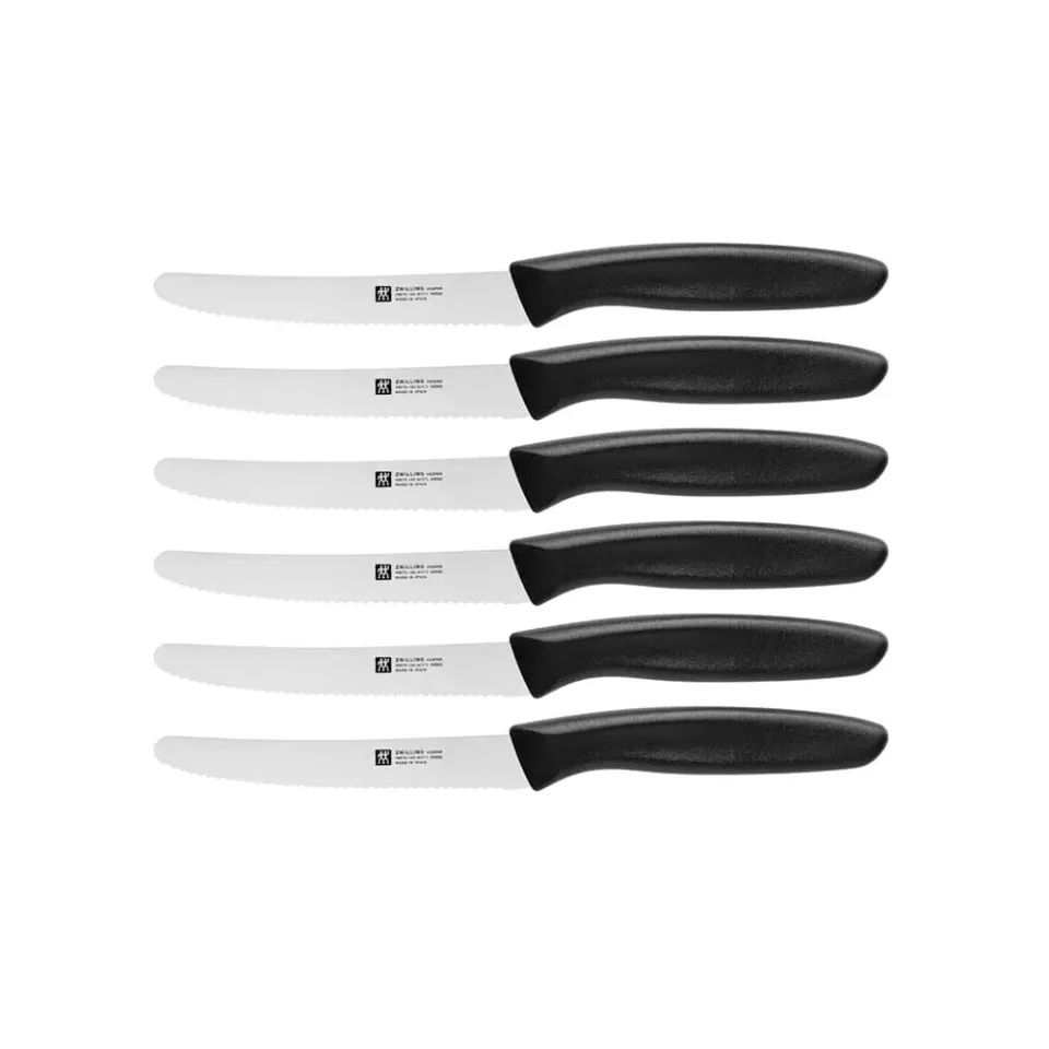 Zwilling Twin Grip set 6 coltelli cucina 12 cm plastica