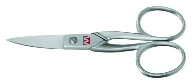 Montana Blu Forbici Unghie Lama Curva 4 Pollici Inox Satinato