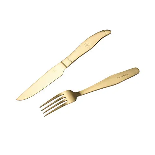 Laguiole Cofanetto 16 Posate Oro Opaco per 4 Persone