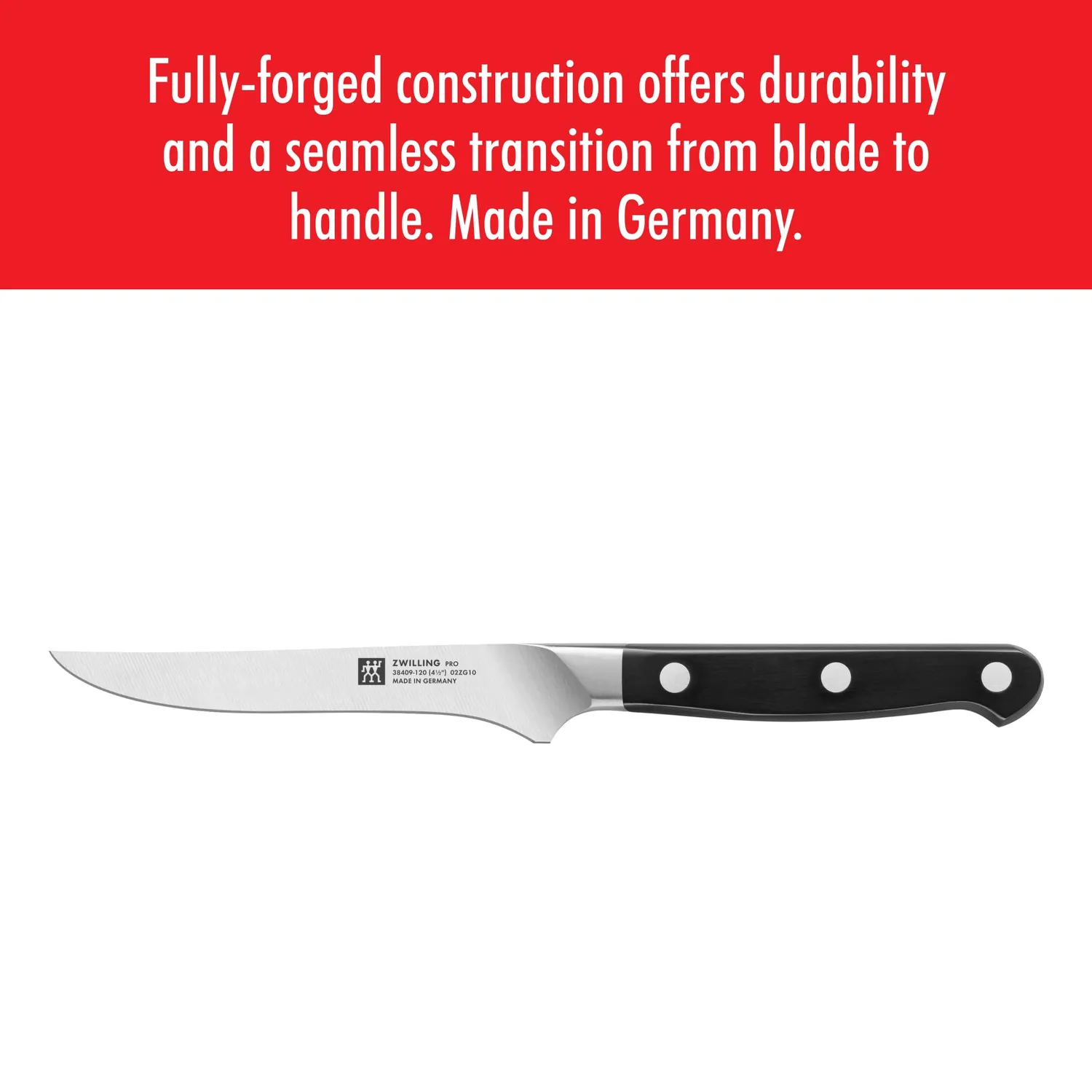 Zwilling Pro 38409-121-0 Coltello Bistecca 12 cm Inox
