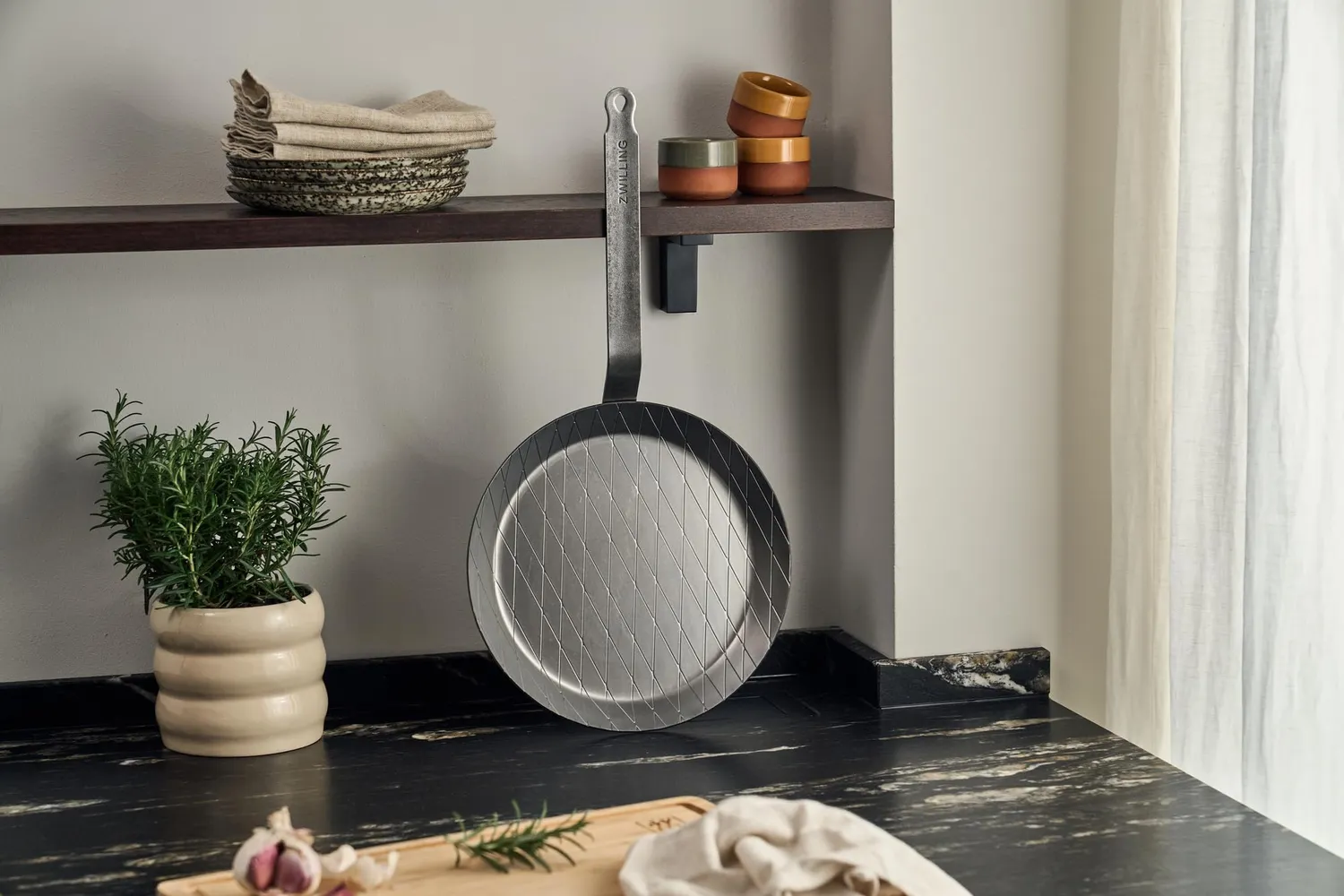Zwilling Padella Acciaio Carbonio 24,1 cm Forgiata