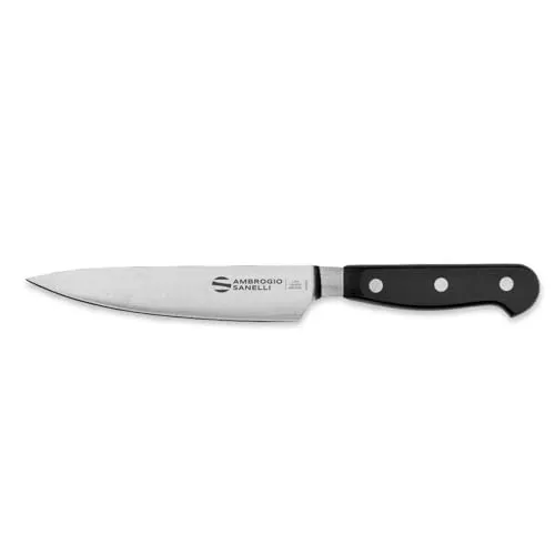 Sanelli Ambrogio Maitre trinciante cucina 16 cm acciaio azoto