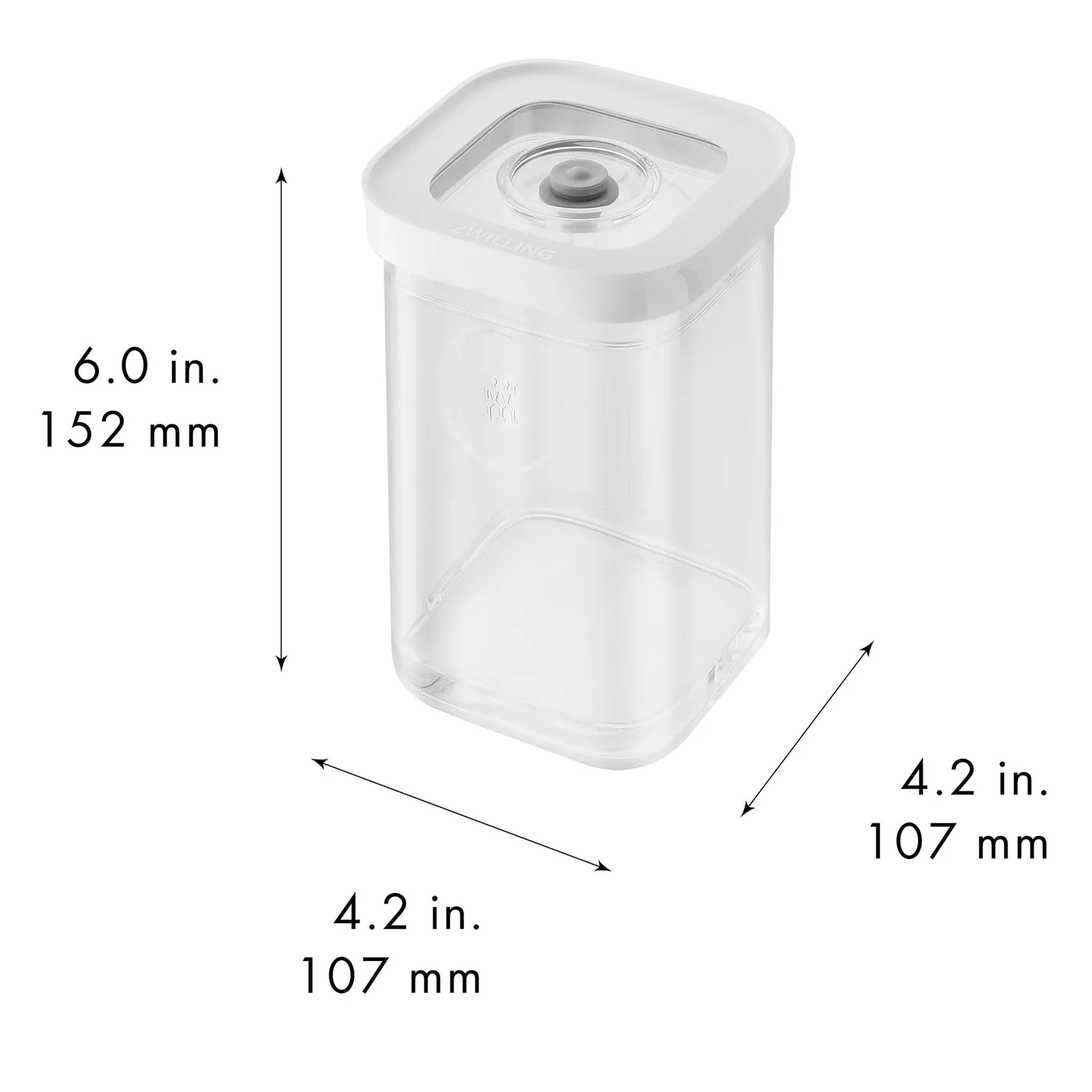 Zwilling Fresh Save Cube Box contenitori piccolo medio trasparenti