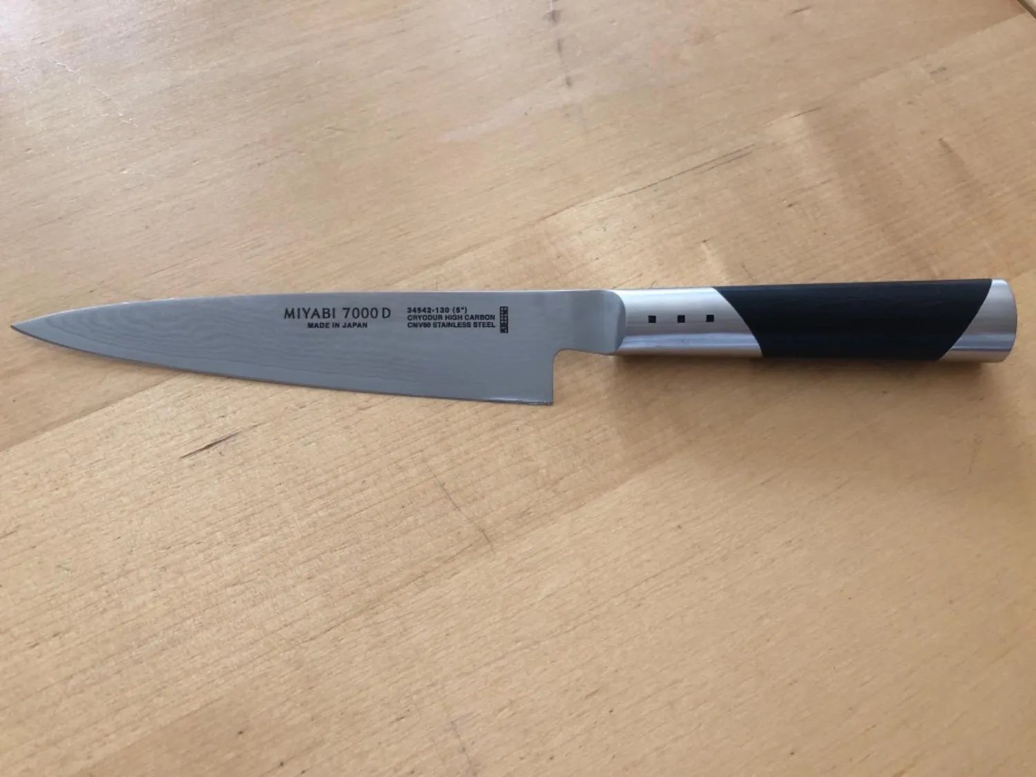 Miyabi 7000D Shotoh spelucchino 13 cm damasco