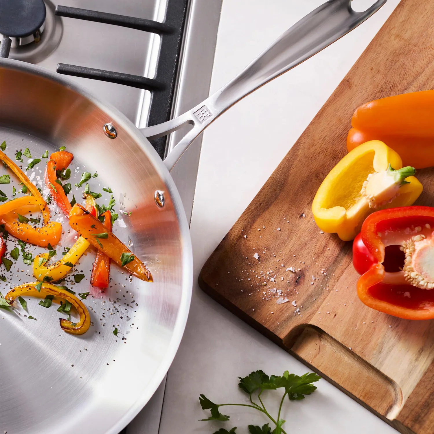 Zwilling 30,5 cm padella acciaio inox 3 strati
