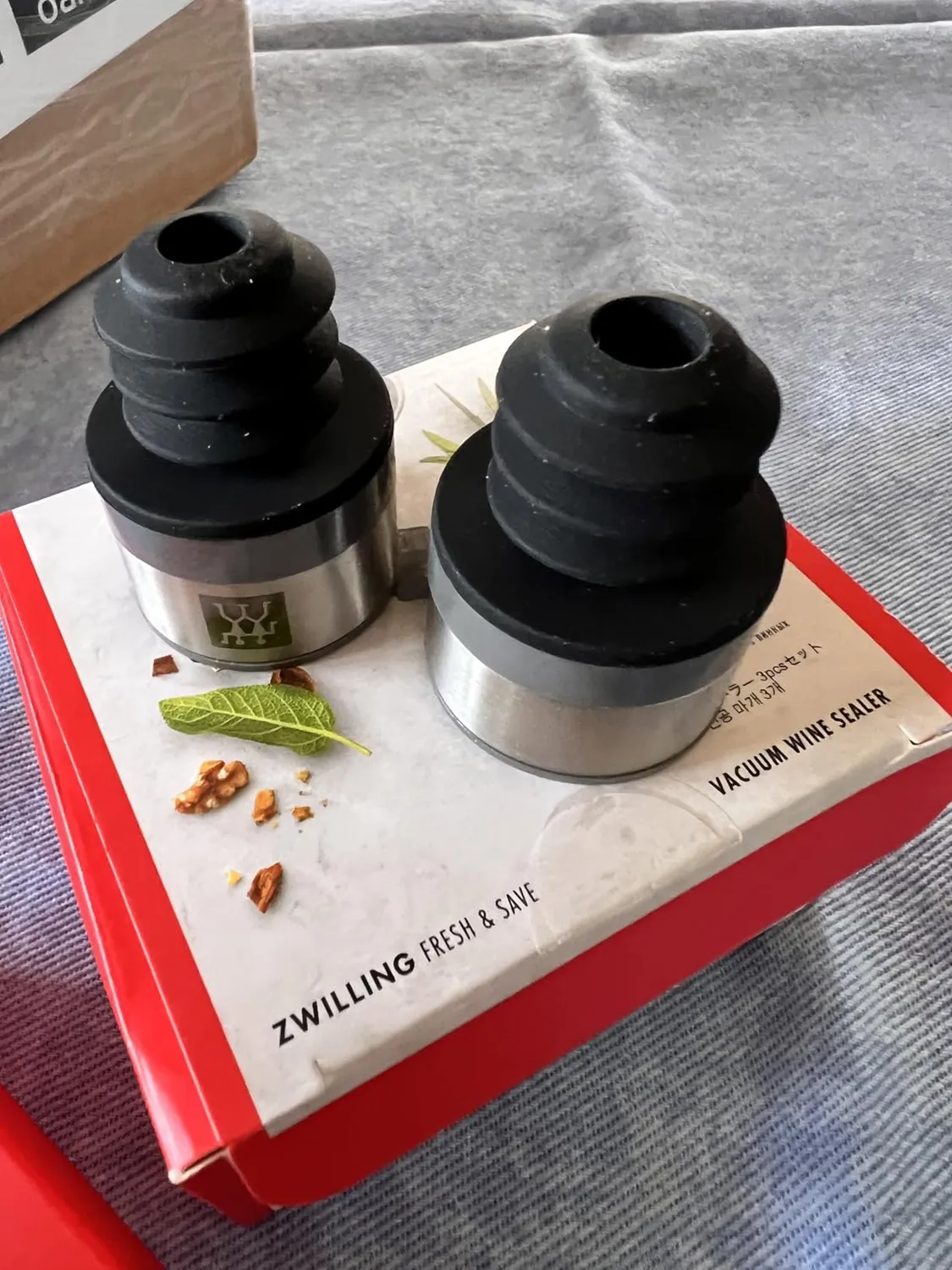 Zwilling Fresh & Save tappi vino sottovuoto 3 pezzi