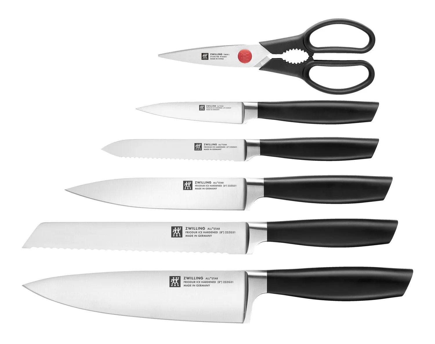Zwilling 33780-500-0 set coltelli 5 pezzi con ceppo