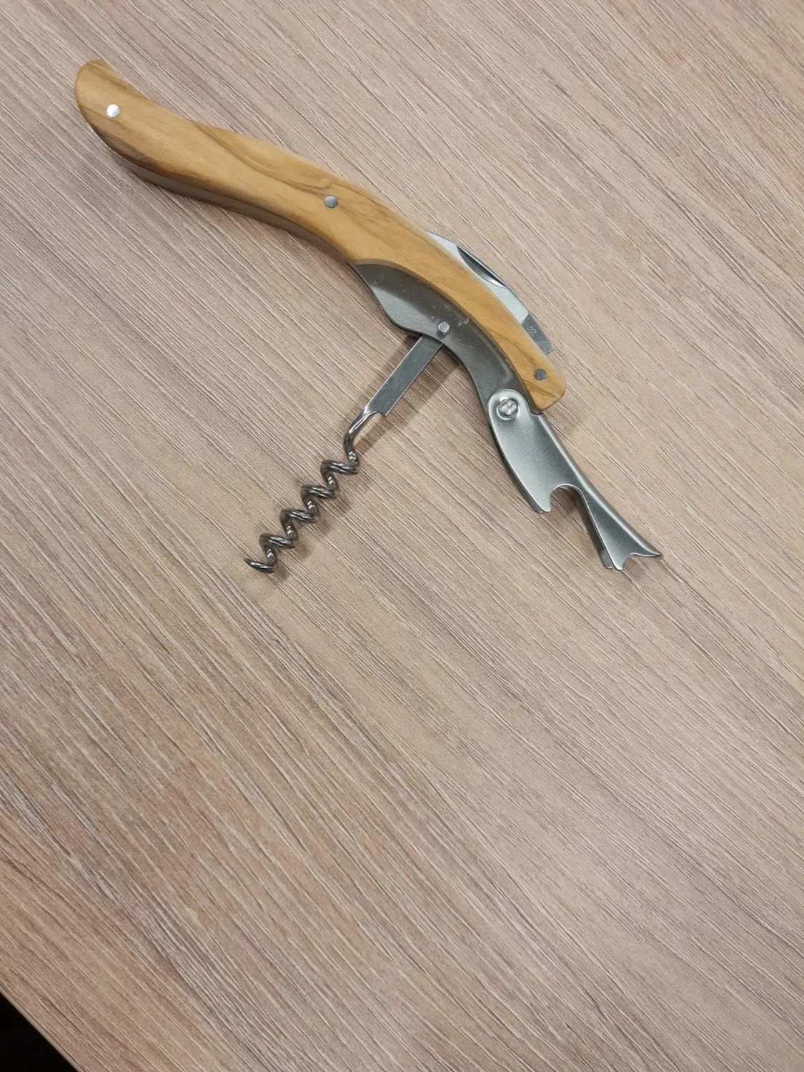 Laguiole Sommelier Cavatappi Legno Ulivo Scatola Regalo