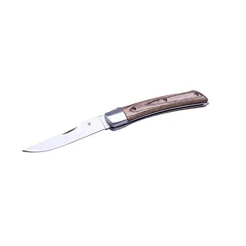 Laguiole en Aubrac coltello pieghevole rustico inox marrone