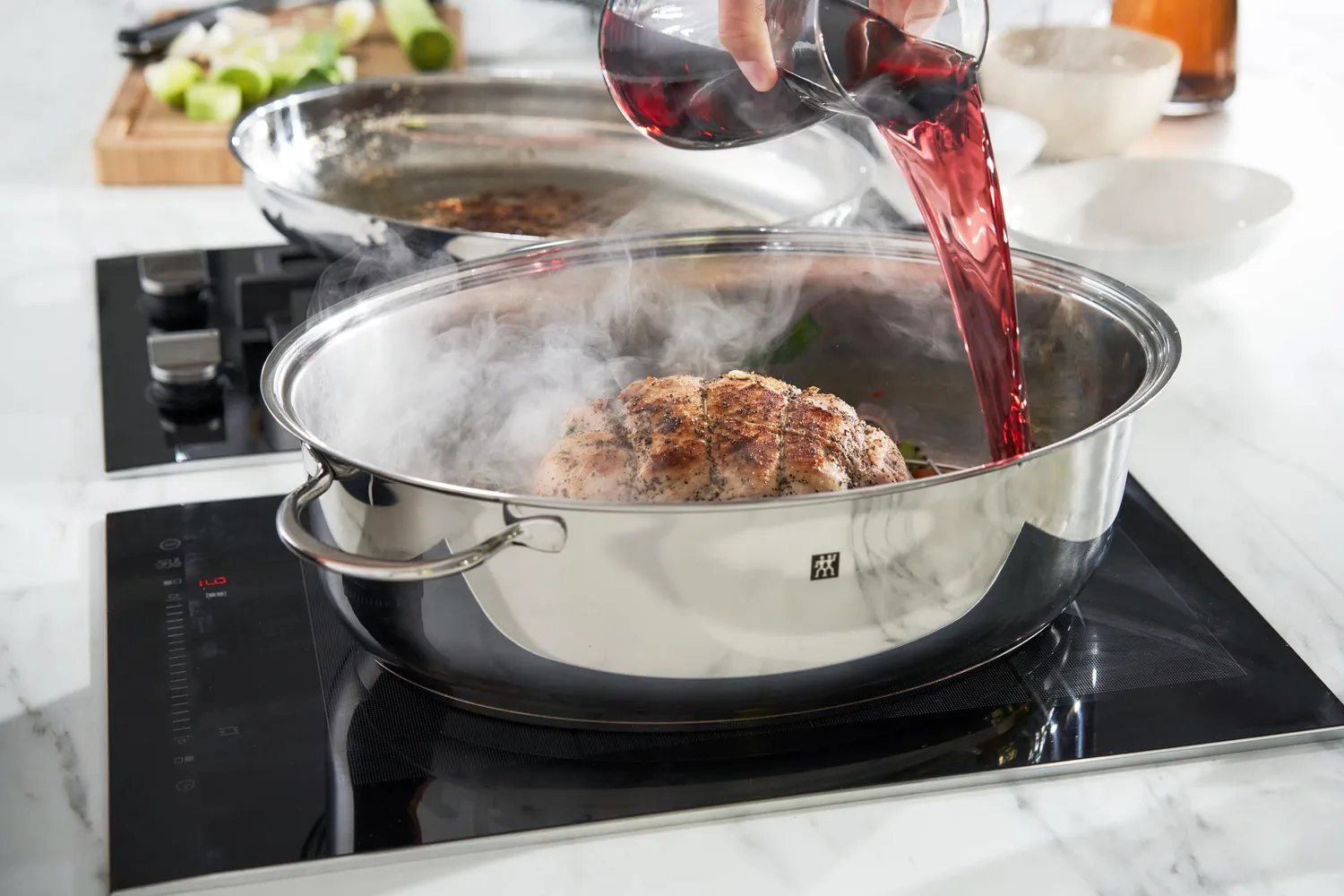 Zwilling Plus rostiera 38 cm 8,5 l acciaio induzione
