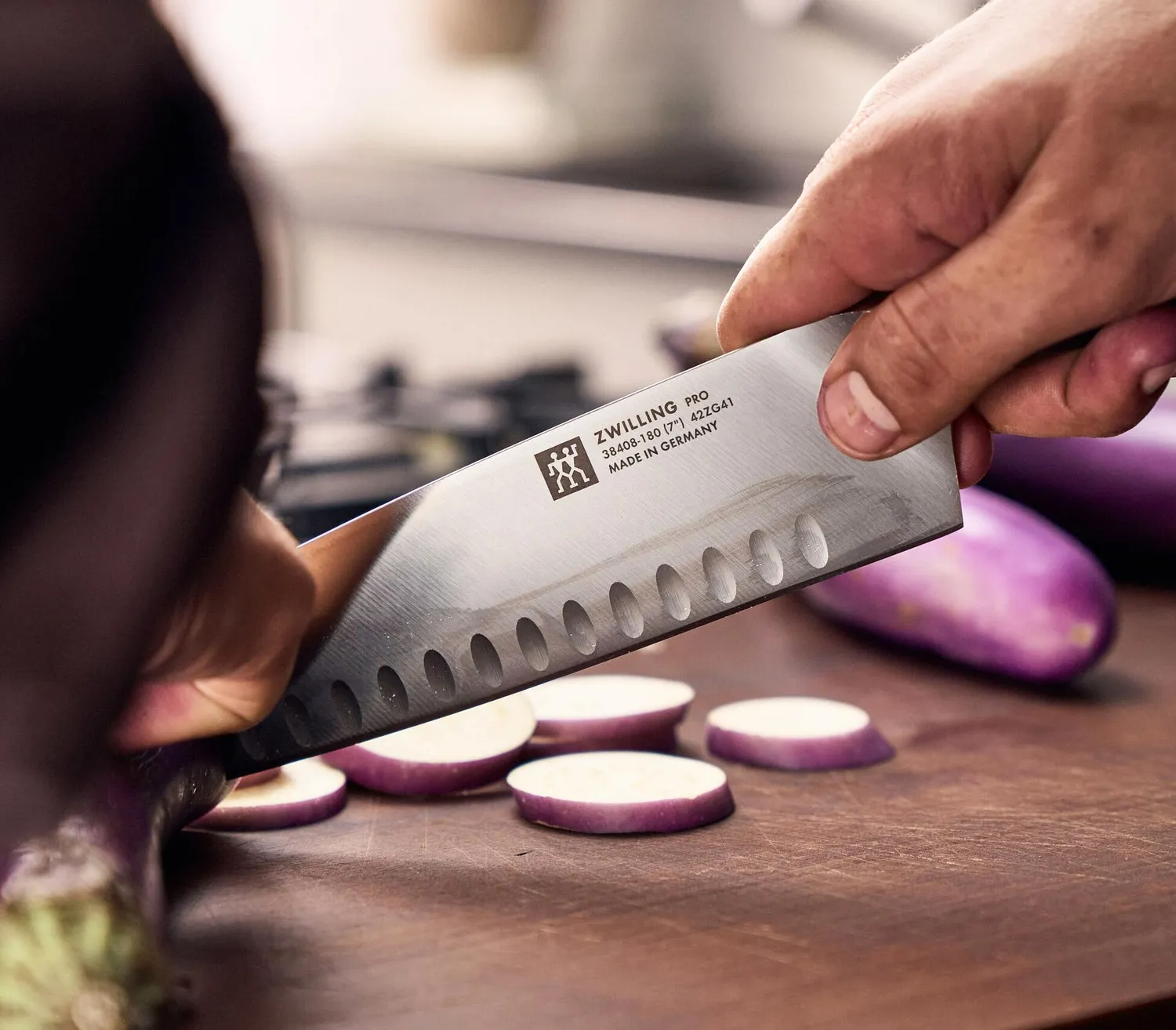 Zwilling coltello santoku alveolato cucina