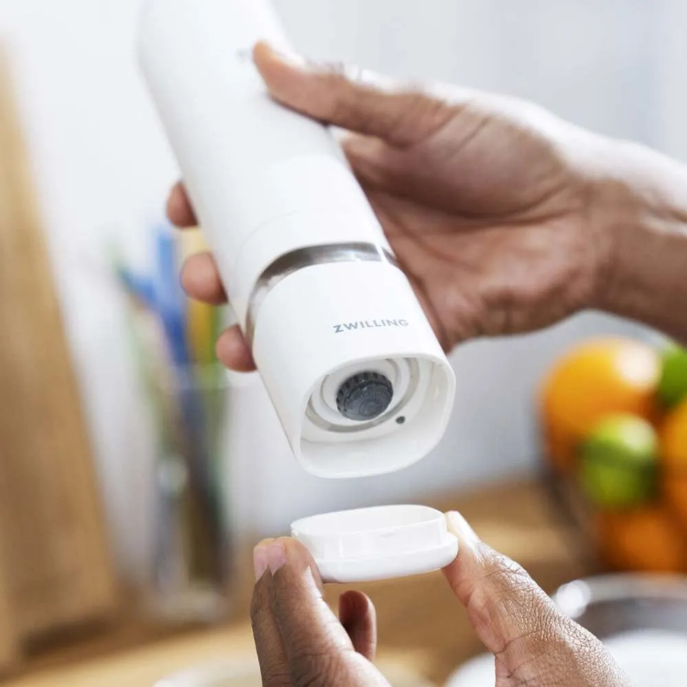 Zwilling Enfinigy Macina Spezie Elettrico Bianco USB Ceramica