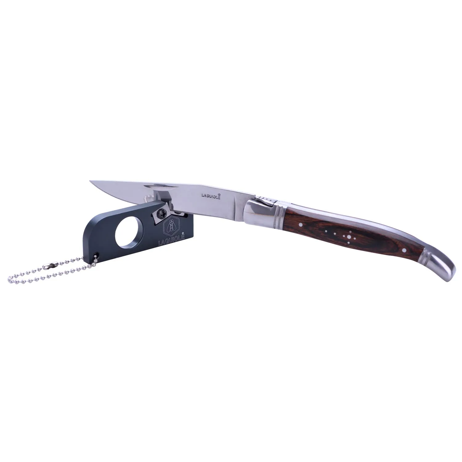 Laguiole en Aubrac L'Eclair coltellino tascabile legno lama 9,5 cm