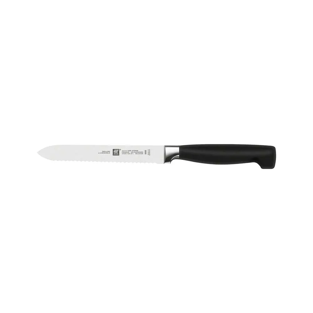 Zwilling Four Star set coltelli ceppo 7 pezzi marrone forgiato