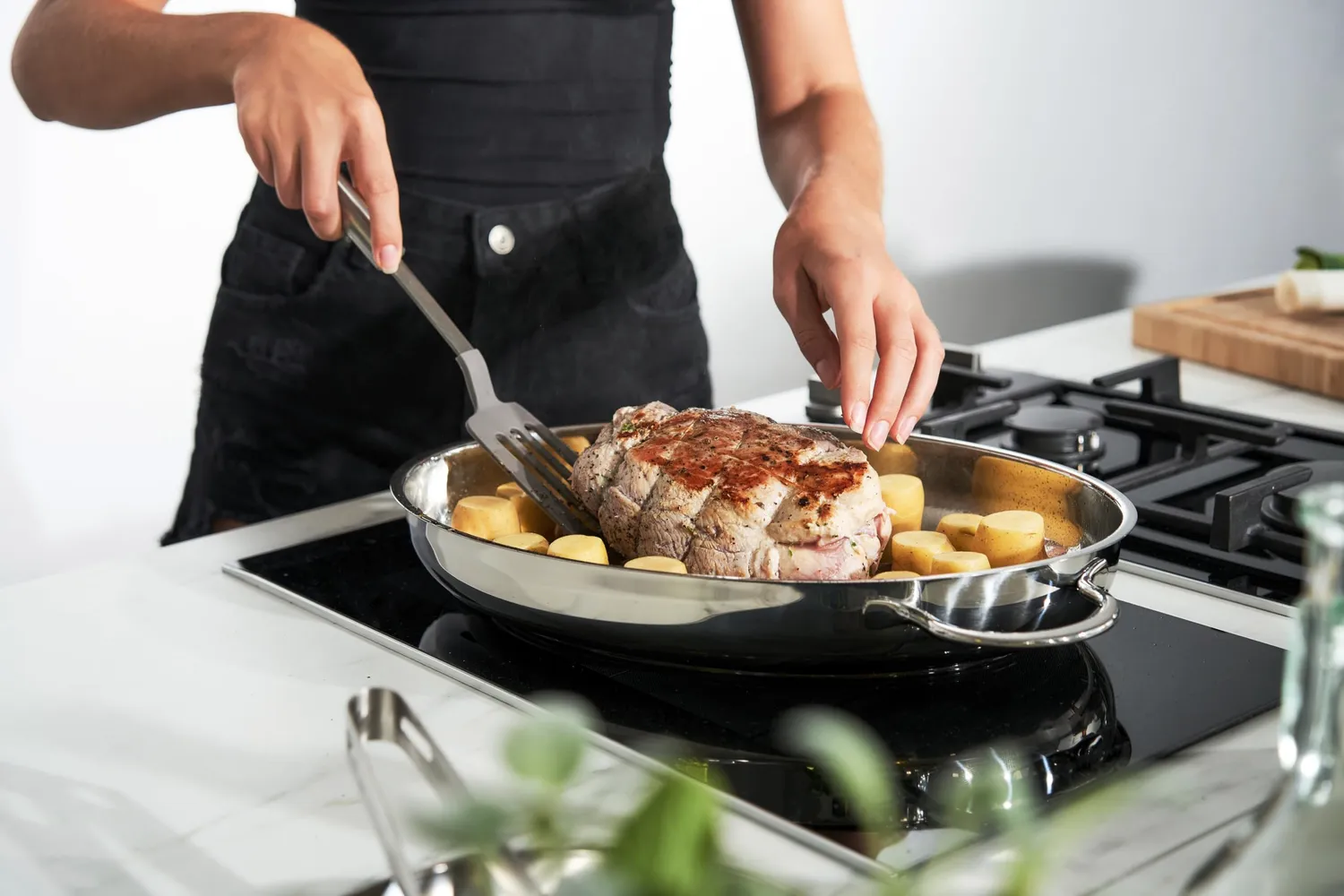 Zwilling Plus rostiera 38 cm 8,5 l acciaio induzione