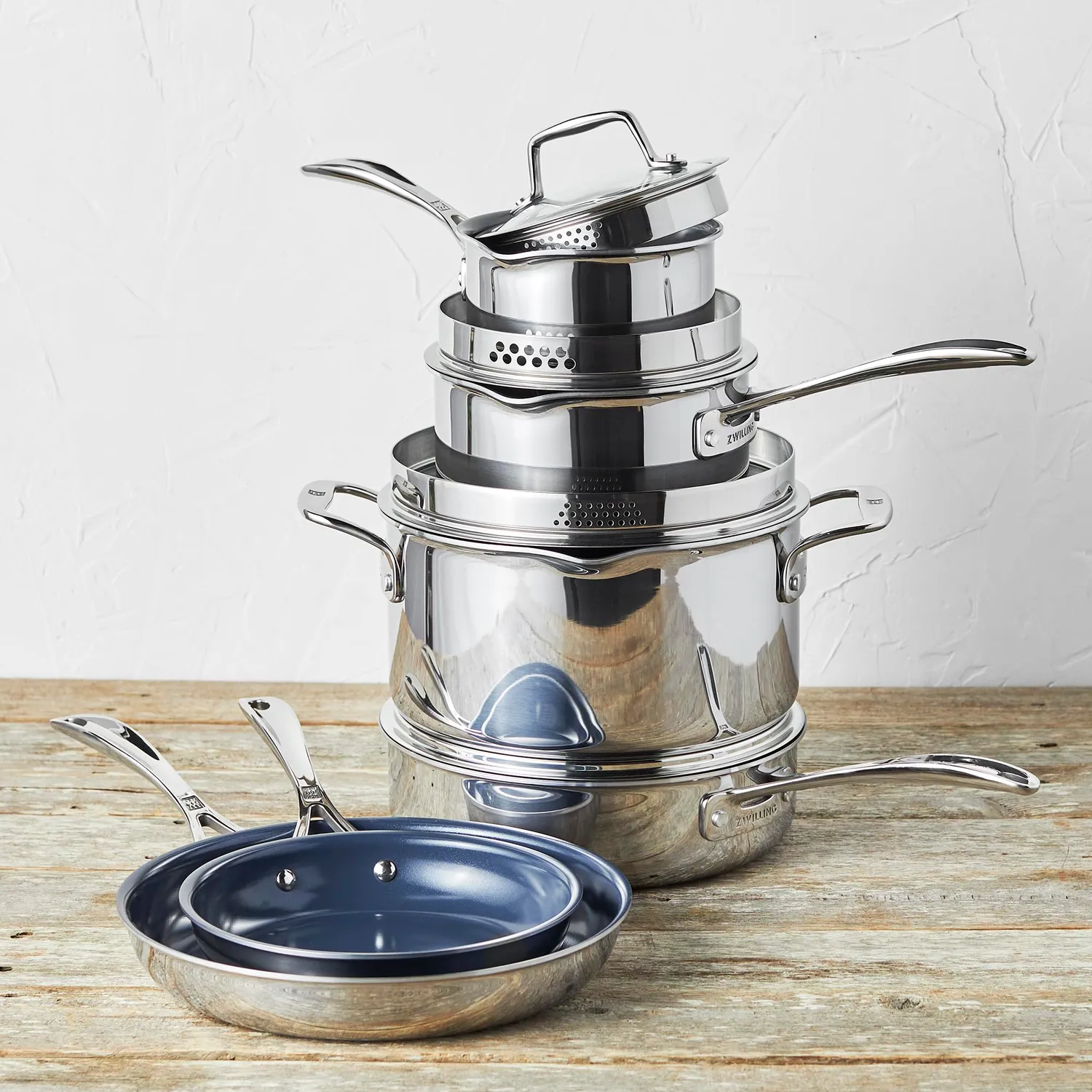 Zwilling Clad CFX set pentole antiaderenti 10 pezzi ceramica