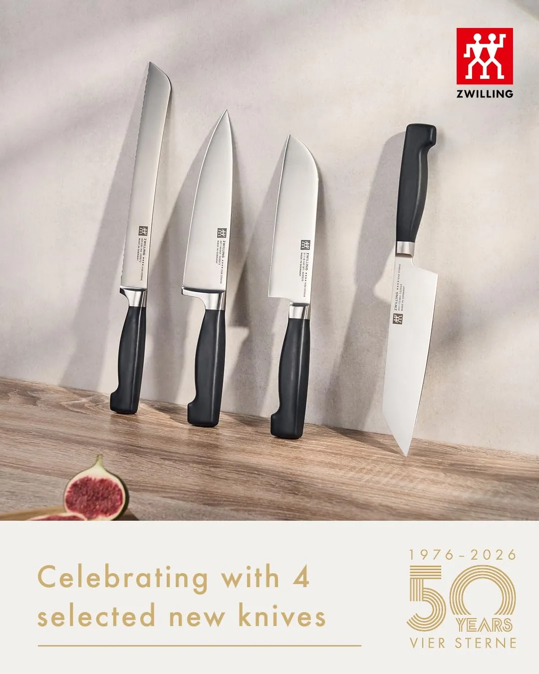 Zwilling Quattro Stelle 40 Anni coltello cucina 18 cm