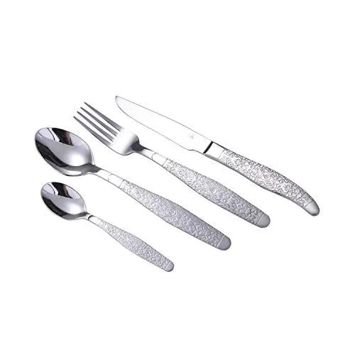 Laguiole en Aubrac set posate 24 pezzi veneziano acciaio