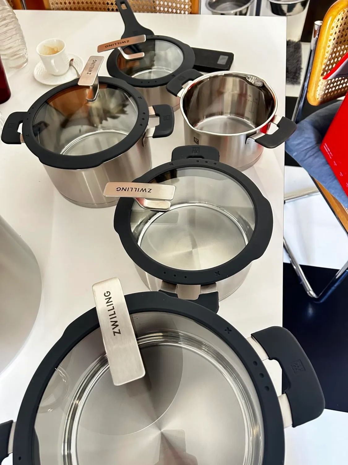 Zwilling Simplify batteria pentole 5 pezzi argento induzione