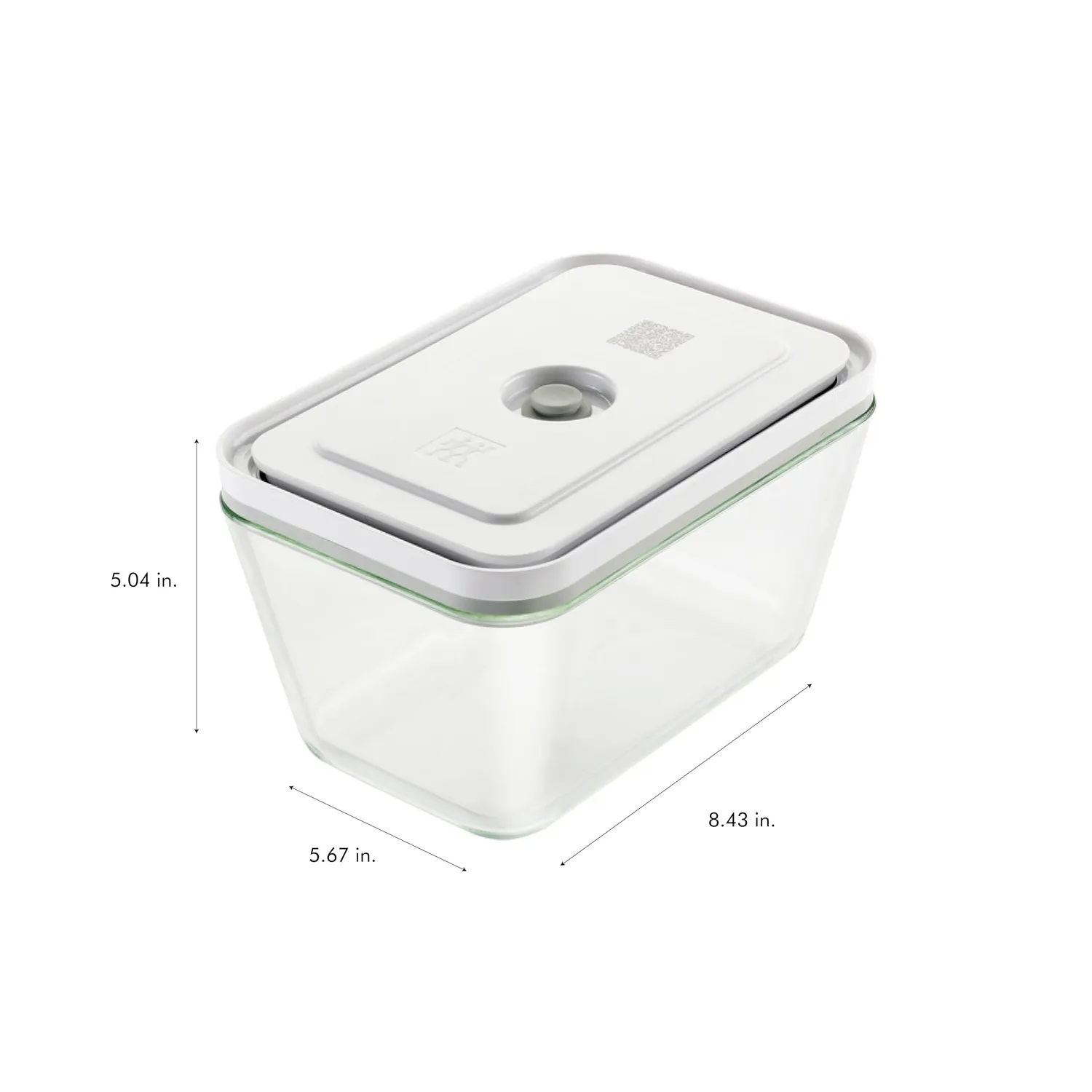 Zwilling Fresh & Save contenitori vetro grandi 2 pezzi sottovuoto