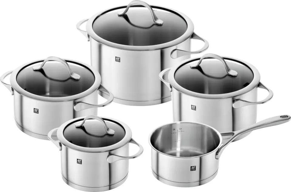 Zwilling Essence batteria pentole 5 pezzi induzione acciaio