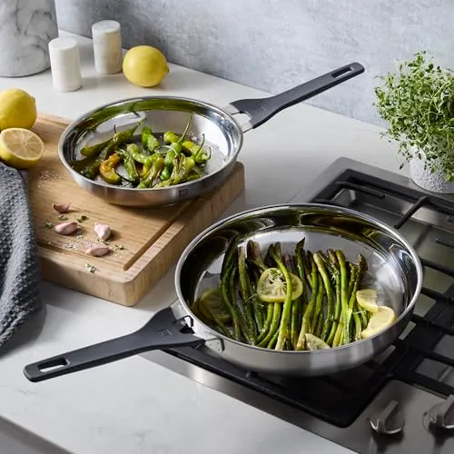 Zwilling Simplify set 2 padelle inox 24-28 cm
