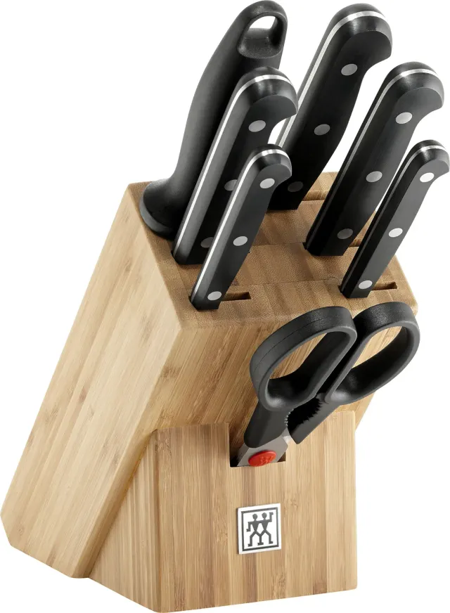 Zwilling Twin Gourmet 31673 ceppo coltelli 8 pezzi bambù
