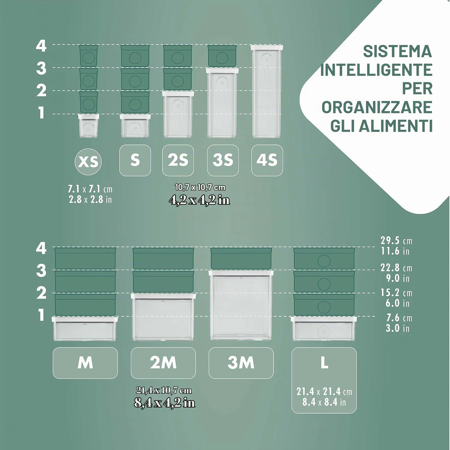 Zwilling Fresh & Save Cube 3M contenitore sottovuoto 2,9 L