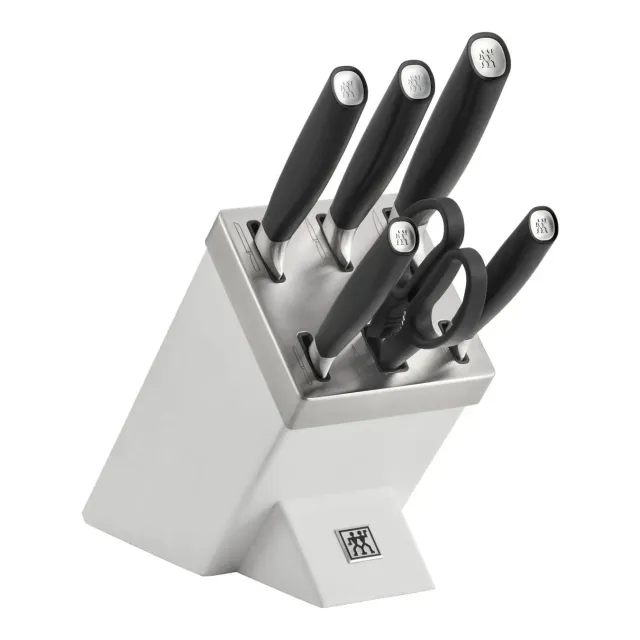 Zwilling All Star ceppo 7 pezzi bianco autoaffilante inox
