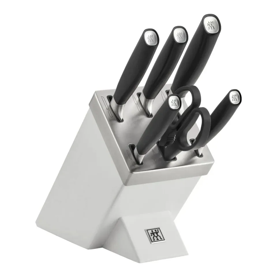 Zwilling All Star ceppo 7 pezzi bianco autoaffilante inox