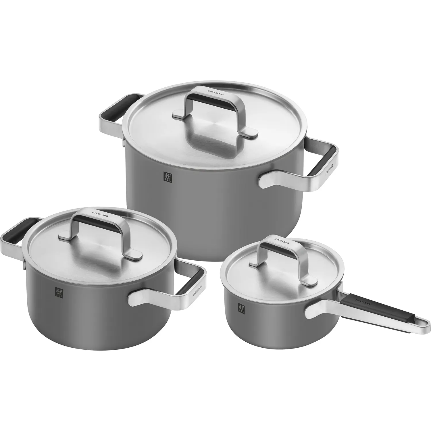 Zwilling Pure set pentole 6 pezzi acciaio rosa induzione