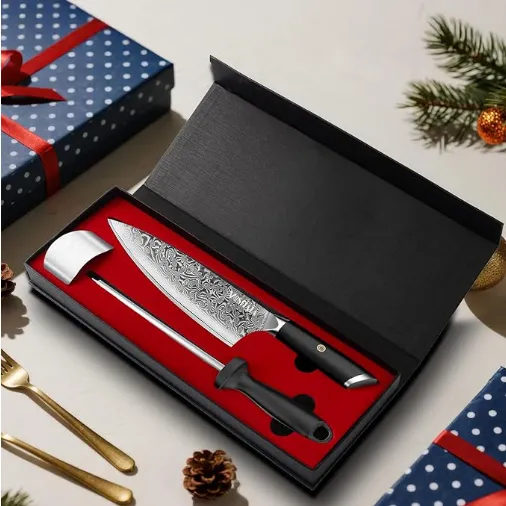 MOSFiATA Damascus Chef 8" VG10 Manico G10 67 Strati