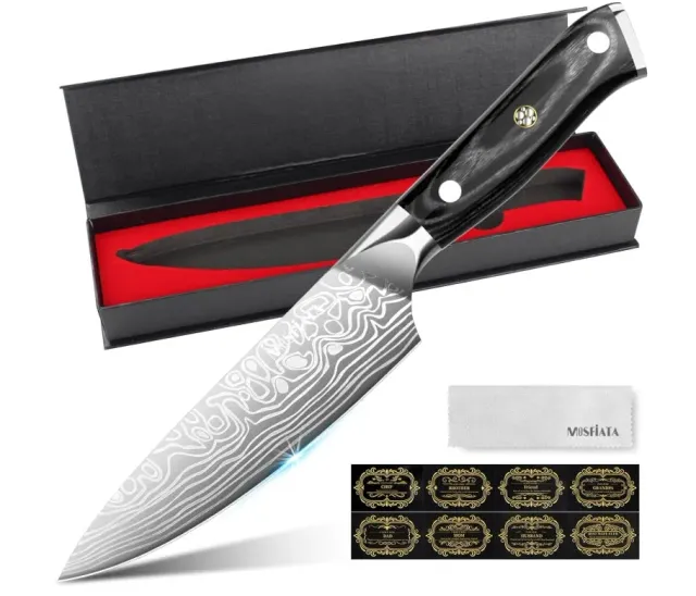 MOSFiATA Coltello Chef 15cm EN1.4116 Micarta Affilato