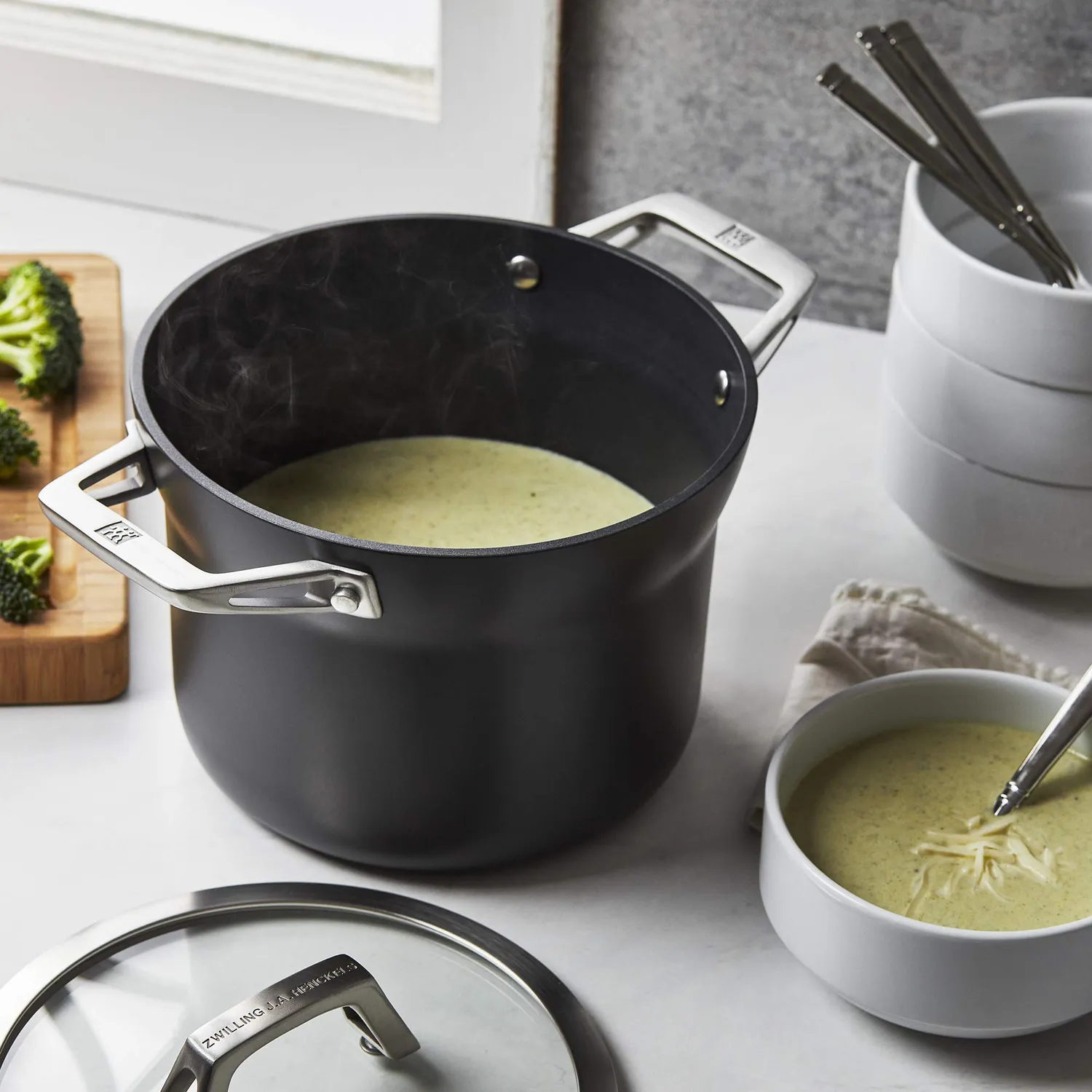 Zwilling Movimento pentola zuppa antiaderente 4 qt anodizzato
