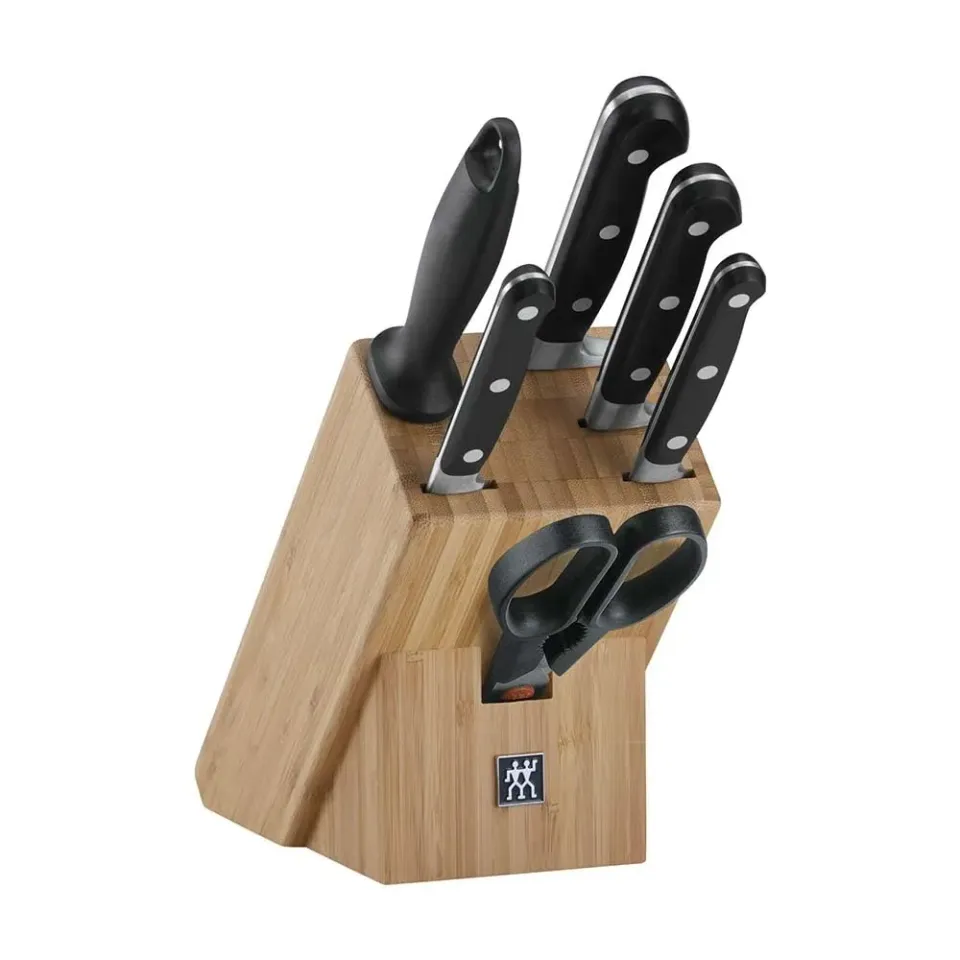 Zwilling Professional S Ceppo Coltelli 7 Pezzi Bambu