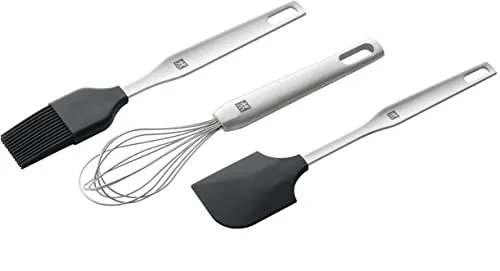 Zwilling Twin Set Forno 3 Pezzi Frusta Pennello Inox