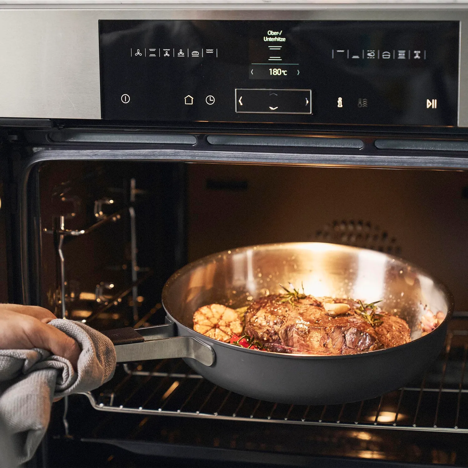Zwilling Pure padella acciaio inox 24 cm grigia