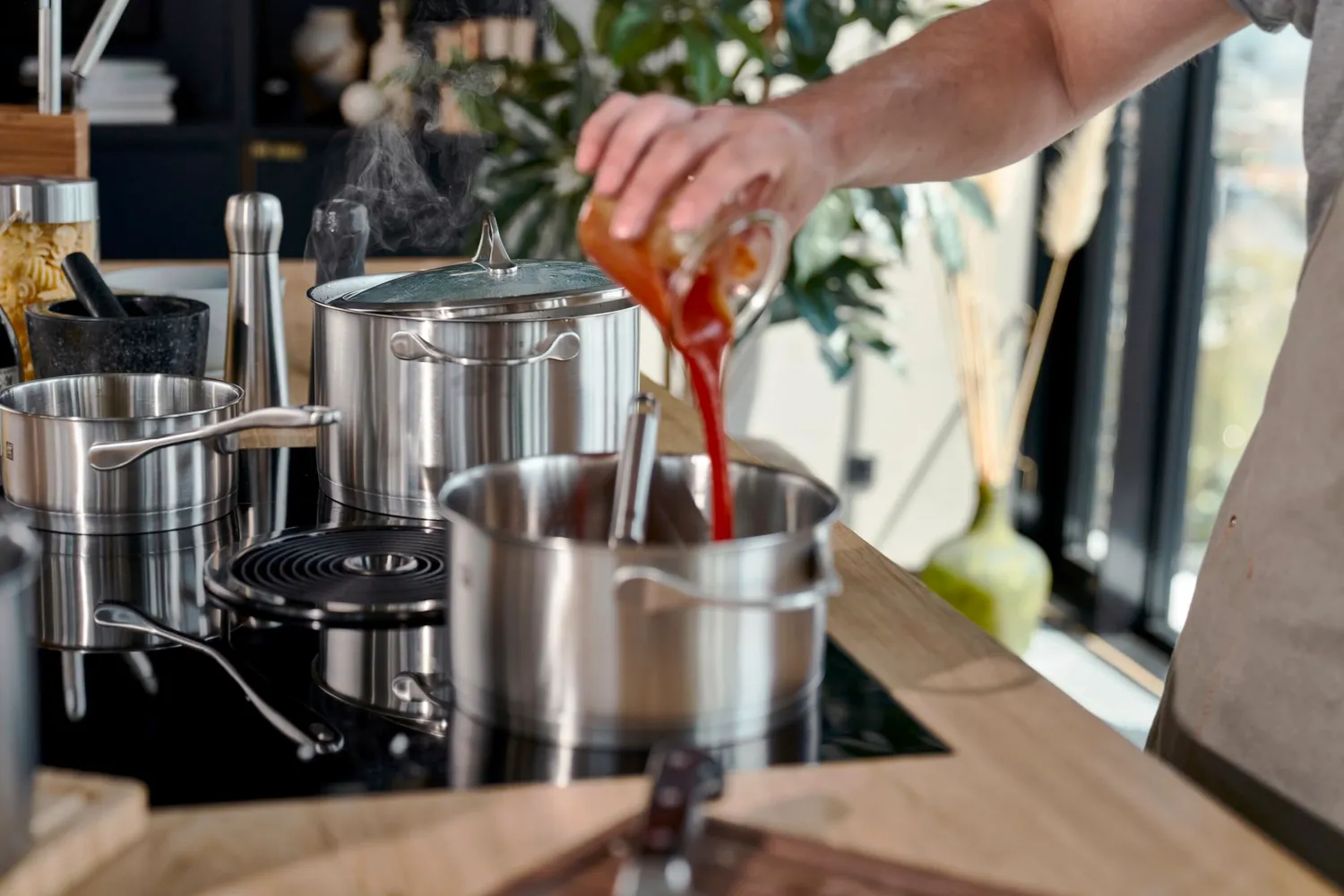 Zwilling Essence batteria pentole 5 pezzi induzione acciaio