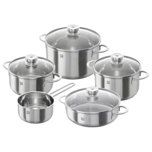 Zwilling Twin Nova Set 5 Pentole Inox Induzione