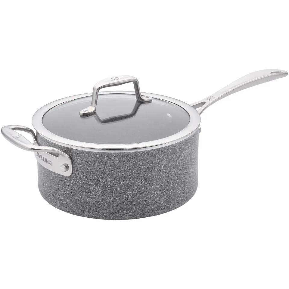 Zwilling Vitale casseruola antiaderente con coperchio grigio